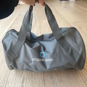 Amazon Alexa Gray Duffel Bag